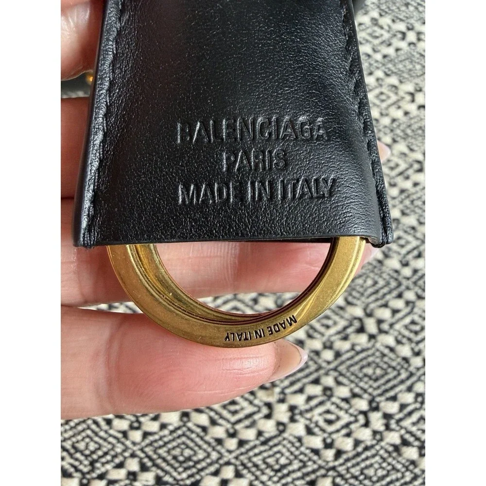 BALENCIAGA Bel Air Mini Black Leather Carry All Bag. Retails $3,650 - Picture 10 of 16